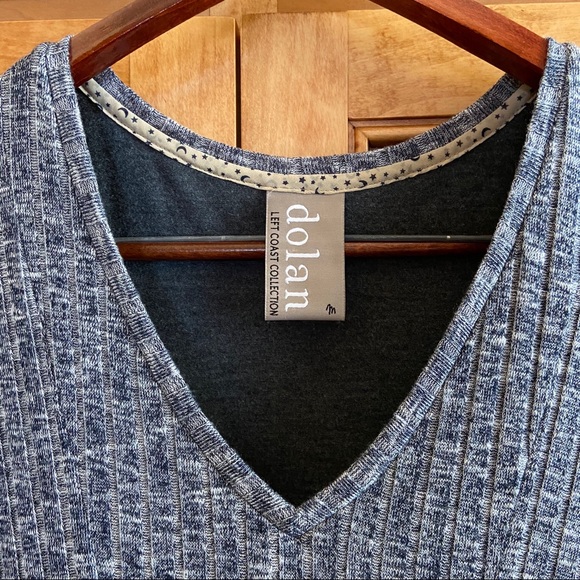 Anthropologie Dolan Left Coast v-neck ribbed dress - Picture 2 of 6